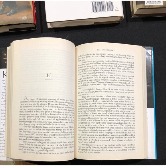 John Grisham Hardcover Book Lot of 7 Ford County Playing for Pizza Calico Joe Th - Picture 6 of 16